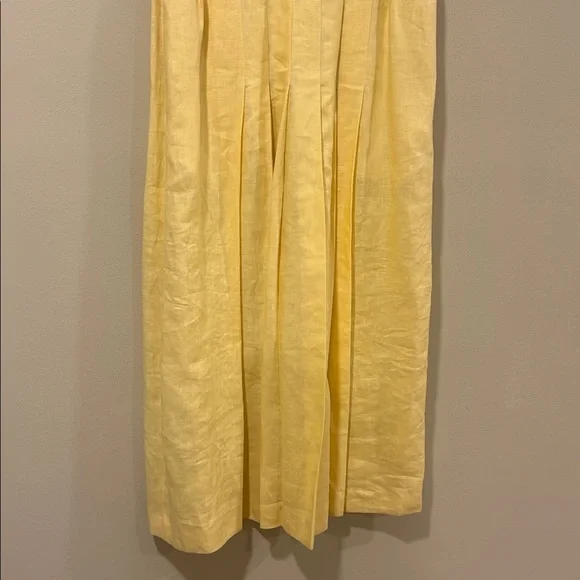 Vintage Allen Lolly yellow linen dress - Picture 2 of 8